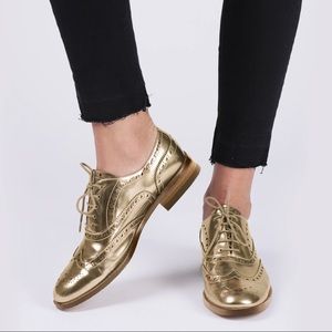 CALLISTA OXFORD Gold Sam Edelman Loafers
